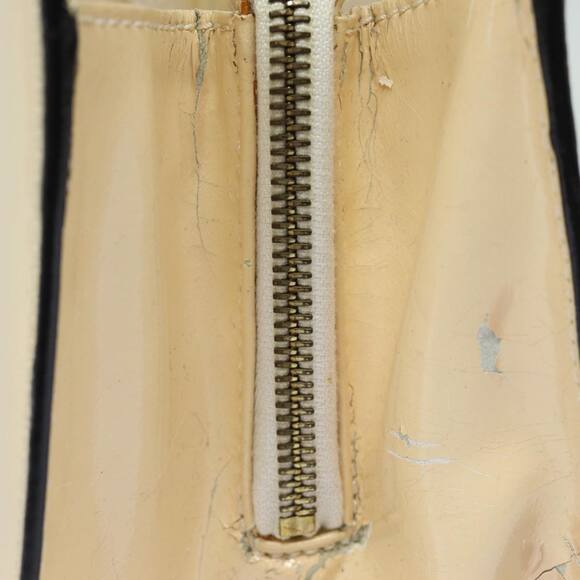 CELINE Chain Shoulder Bag Enamel Beige Gold - Picture 5 of 13